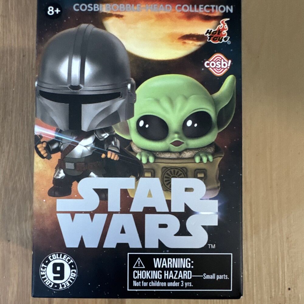 Hot Toys Star Wars Grogu Cosbi Bobble-Head Collection Figure Blind Box 2025